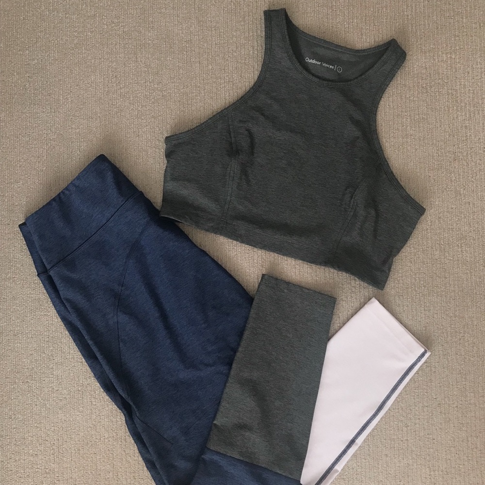 Outdoor Voices Kit | Athena Crop + 7/8 Leggings |